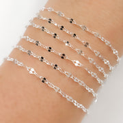 Sterling Silver Flat Marina Chain